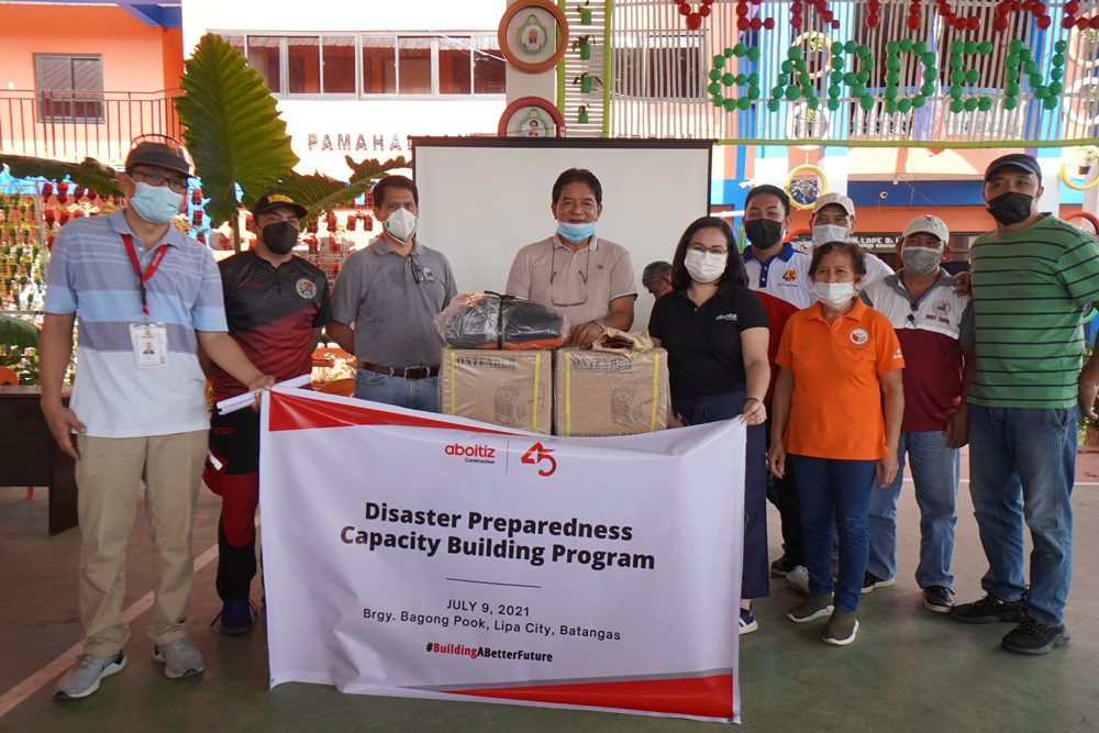 Aboitiz Construction conducts Disaster Preparedness Capacity Building
